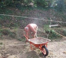 Préparation de l'accés avec beau-papa.