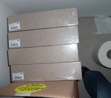 Carrelage pour le cellier