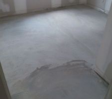 Ragréage de la chambre du rdc