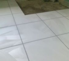 Coffrage de la douche du rdc