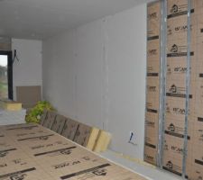 L'isolation et le placo avance et cela se termine bientôt