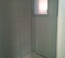 Paroi  douche italienne posé