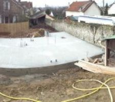 Panoramique du vide sanitaire avec sa dalle