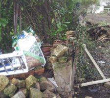 Mur appartenant au voisin qui s'effondre