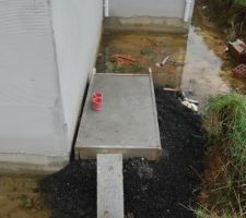 Dalle pour la pompe à chameur
