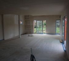 ça sèche : on voit les tuyaux qui réapparaissent