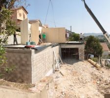 Aider du chef de chantier nous progressons rapidement