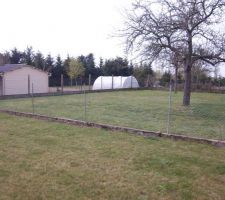 Le fond de notre terrain