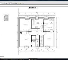 Voici le plan de notre etage