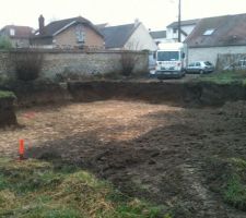 Terrassement termin&eacute; !