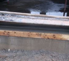 Cr&eacute;ation du seuil de la porte fen&ecirc;tre