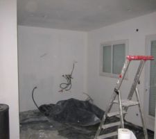 Peinture de sous couche dans la cuisine