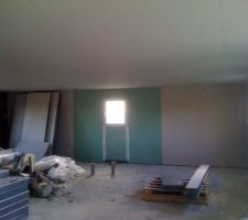 Isolation des murs de la sdb et chambres