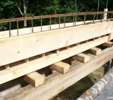 D&eacute;tail du coffrage des arches