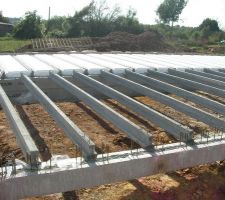 Poutrelles et hourdis