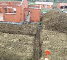 Fondation d'un abri de jardin et cloture