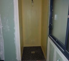 &Eacute;tanch&eacute;it&eacute; de la douche termin&eacute;e