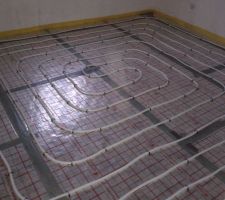 Plancher chauffant chambre 2