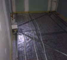 Plancher chauffant salle de bain