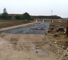 Entr&eacute;e du lotissement vers la placette