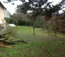 Terrain issu d'une division.
Quelques travaux de d&eacute;broussaillage &agrave; pr&eacute;voir avant le d&eacute;but des travaux