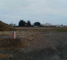 Le d&eacute;but de notre terrain