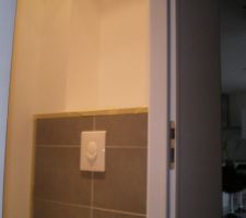 Les toilettes avant peinture