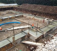 La semelle du vide sanitaire