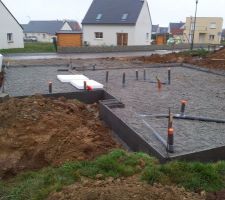 Sous-bassement en cours