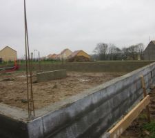 Pr&eacute;paration de la dalle