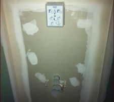 Habillage du wc suspendu