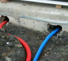 Fourreaux pour chalet