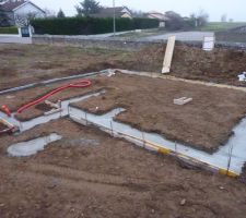 Coulage des fondations