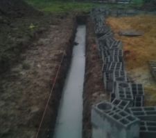 Ben voila la semelle de fondation