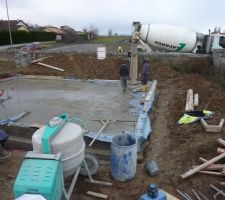 La dernière partie du coulage