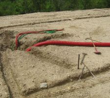 A noter la grosse gaine pour le puits proven&ccedil;al en plus des autres.