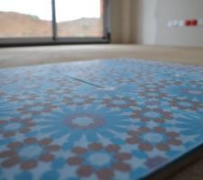 Futur carrelage pour les murs des WC du RDC