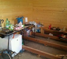 La cuisine provisoire.