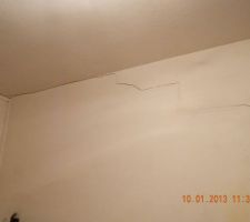 Fissure a l'intérieur