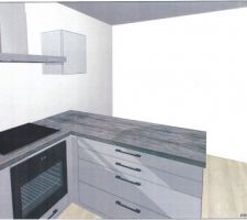 Cuisine Schmidt : Vue de la cuisine