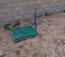 Robinet de chantier et regard