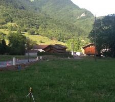 VOICI notre terrain , photo du tout debut il ya   D 1 Ans