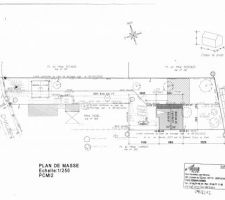 Plan de division du terrain, le notre le Lot B (Celui de droite). :)
