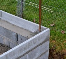 &Eacute;l&eacute;vation du soubassement, ferraillage aux normes sismiques