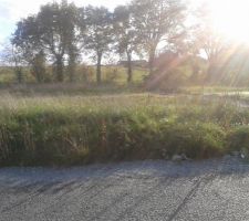 Vue de notre terraib