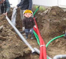 Montage des tubes PVC