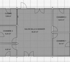 Le plan de la maison.