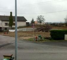 Préparation du terrain terminée et viabilisé