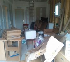 Garage (avant nettoyage) :-\