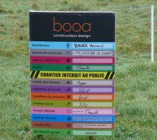 Mon panneau sur mon terrain